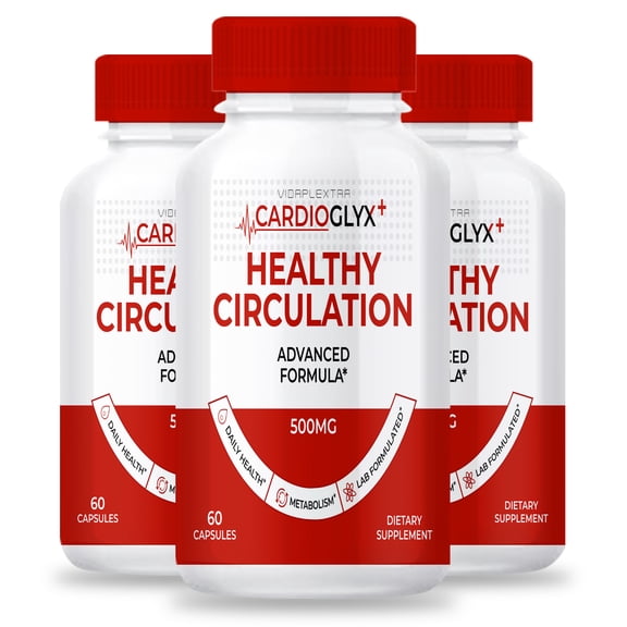 (3 Pack) Cardio Glyx - Cardio Glyx Healthy Circulation Capsules