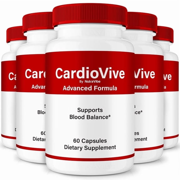 (3 Pack) CardioVive Original Formula with a Clean Blend to Support Healthy Circulation, Natural Energy & Balanced Levels | Just 2 Easy-to-Swallow Pills Daily (180 Capsules)