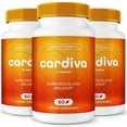thumbnail image 1 of (3 Pack) Cardiva – Original Formula with a Clean Blend to Support Healthy Circulation, Natural Energy & Balanced Levels | Just 2 Easy-to-Swallow Pills Daily (180 Capsules), 1 of 10