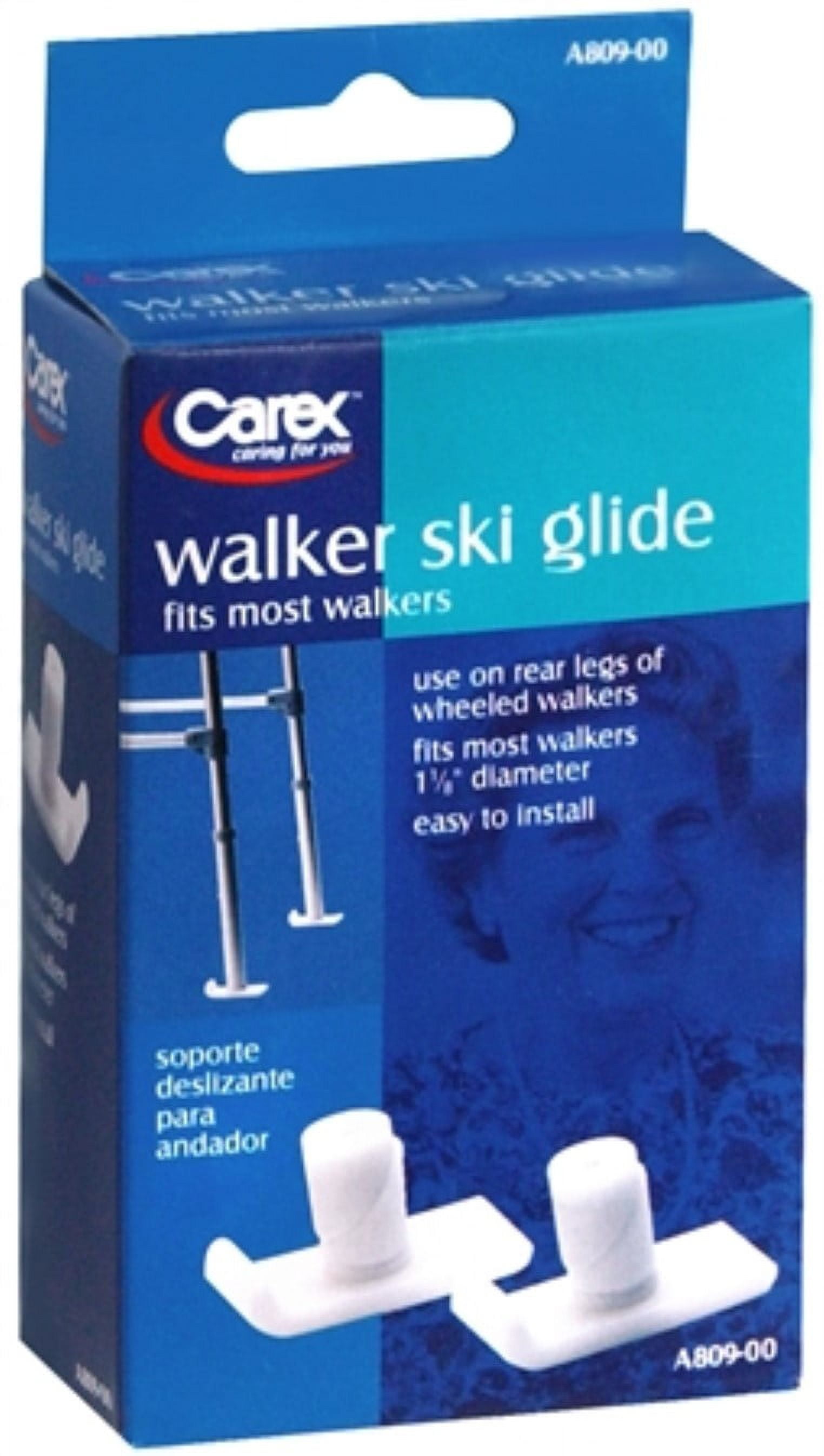 3 Pack Carex Walker Ski Glide A80900 2 Each