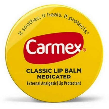3 Pack - Carmex Classic Lip Balm Medicated 0.25 oz