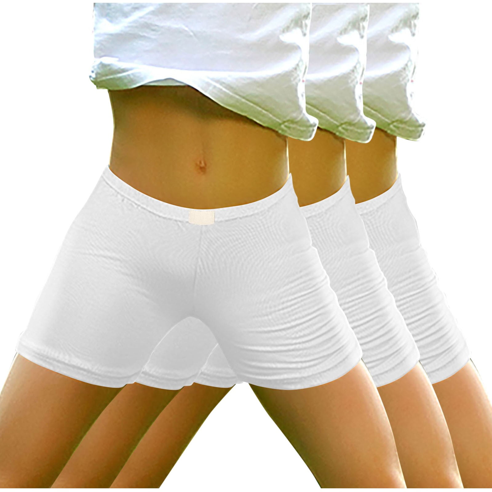 3 Pack Cartwheel Shorts for Girls 314T Cotton Girls Bike Shorts Under