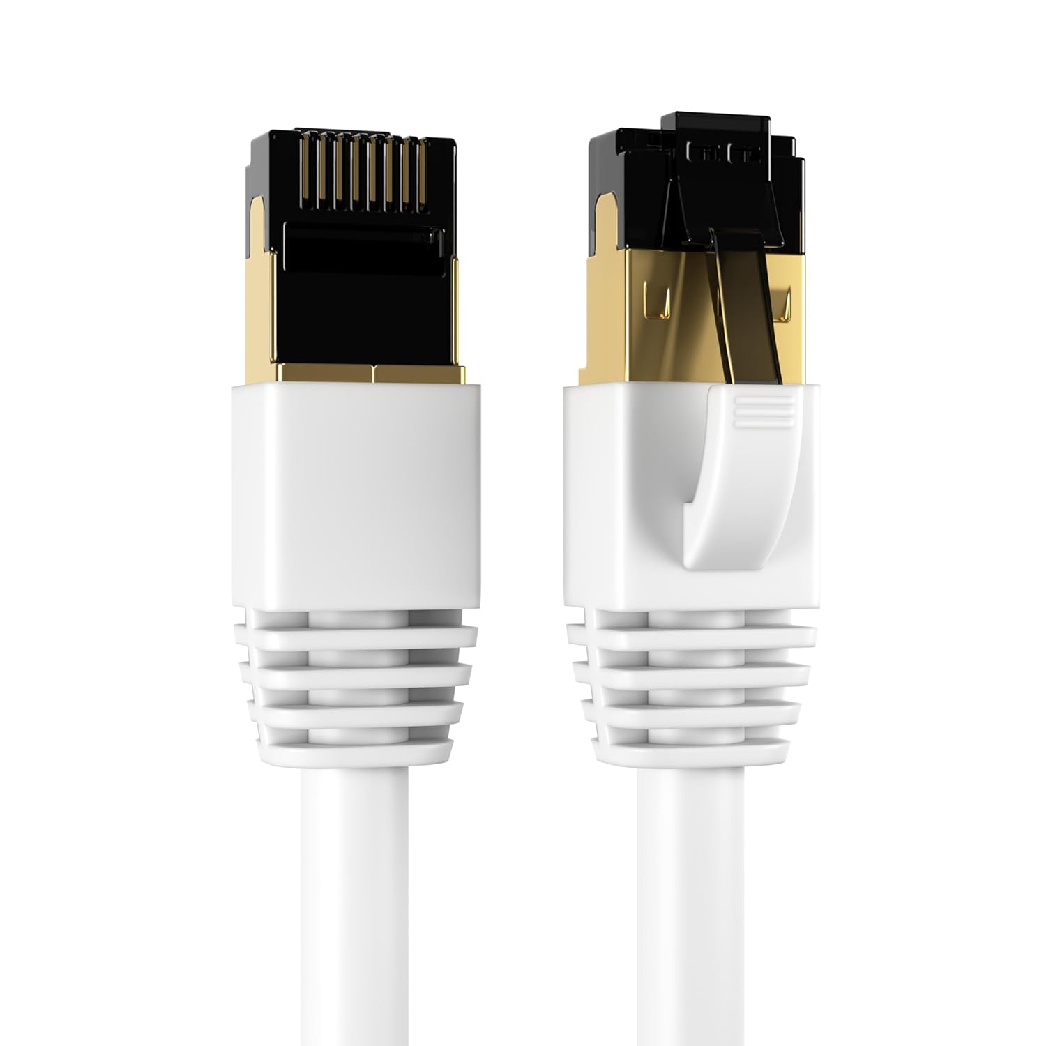25FT Cat8 Ethernet Cable Copper Shielded RJ45 Cord for Router, PC ...