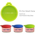 3 Pack Cat Dog Food Can Lids Silicone Small Pet Food Can Lids Covers