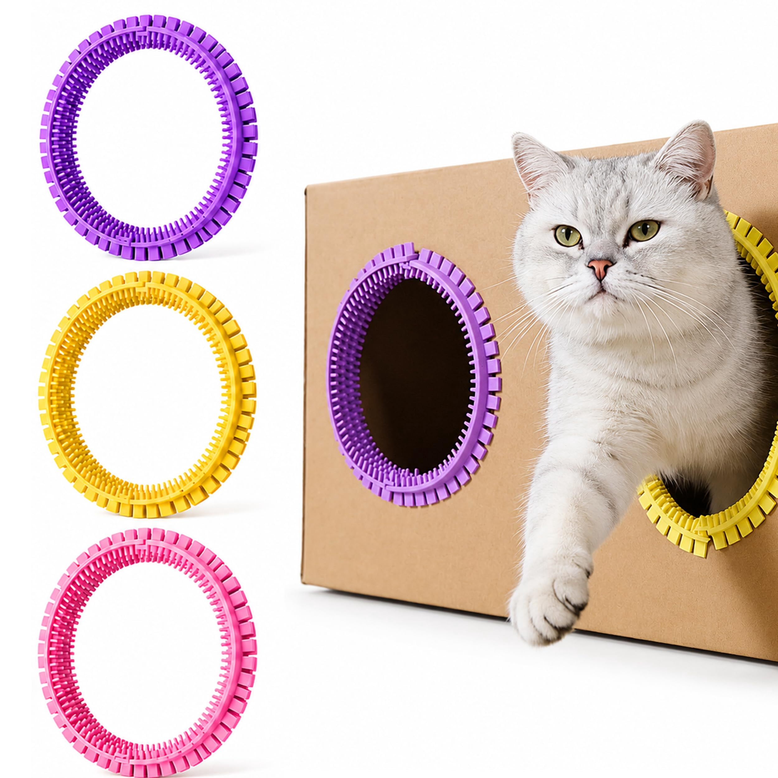 3-pack-cat-self-groomer-for-cardboard-box-diy-grooming-brush-ring-for