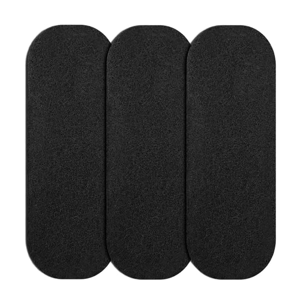 3 Pack Ceiling Fan Filters, Activated Carbon Air Filters for Ceiling Fans with Easy Stick Adhesive, Home Office Bedroom Living Room Use - 3 Count Ceiling Fan Blade Filters, Air Purifying Fan Filters