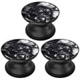 thumbnail image 1 of 3 Pack Cell Phone Grip Stand with Expandable Kickstand (Not for Popsockets) - Black Twinkle, 1 of 6