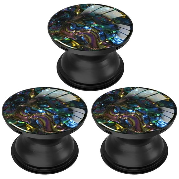 3 Pack Cell Phone Grip Stand with Expandable Kickstand (Not for Popsockets) - Colorful Twinkle