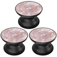 thumbnail image 1 of 3 Pack Cell Phone Grip Stand with Expandable Kickstand (Not for Popsockets) - Glitter Rose Gold, 1 of 5