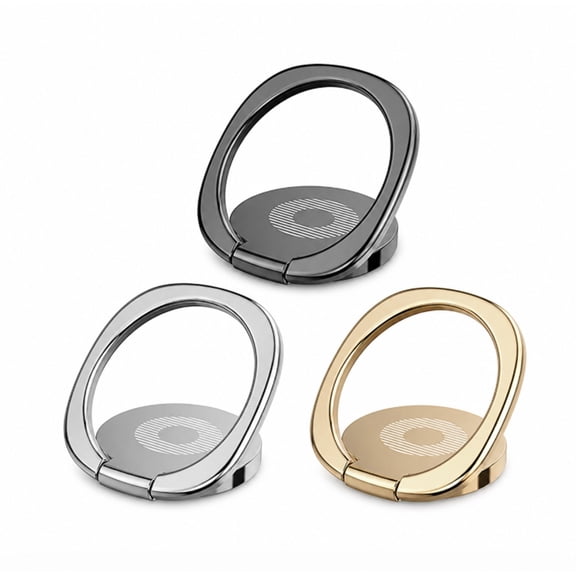 3 Pack Phone Ring Holder Stand, 360 Rotating Finger Grip and Kickstand for Compatible Smartphones, TIKA