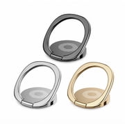 3 Pack Phone Ring Holder Stand, 360  Rotating Finger Grip and Kickstand for Compatible Smartphones, TIKA