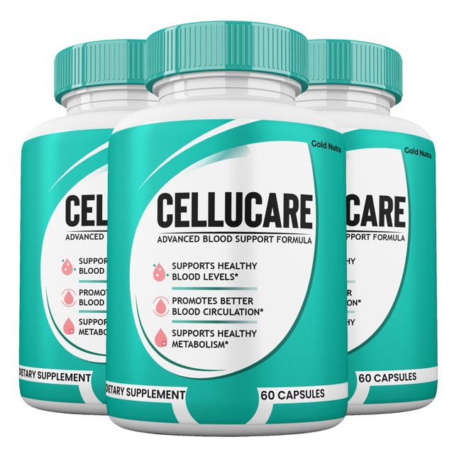 (3 Pack) Cellucare Advanced Blood Support Capsules, Max Strength