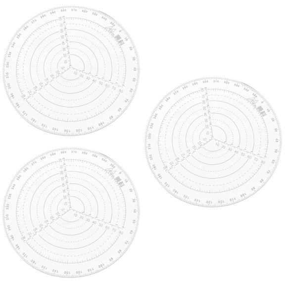 3 Pack Centering Ruler Circle Template for Drawing Compass Finder Woodworking