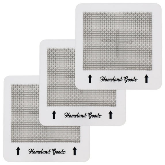 3 Pack Ceramic Ozone Plates for Alpine Ecoquest Living Air Healthy Living and New Comfort Air Purifiers, 4.5 x 4.5 Inches