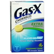 3 Pack - Chewables Extra Strength Peppermint Creme 18 ea