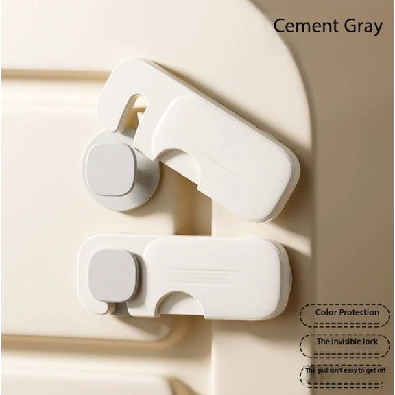 3-Pack Child Safety Drawer Locks - Punch-Free Design to Prevent Babies and Pets from Opening Drawers and Refrigerators