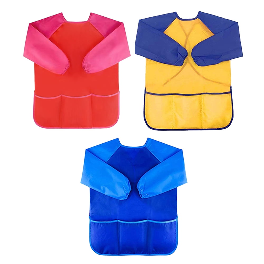Ztexkee Children Drawing Apron Unisex For Painting Waterproof Artist