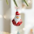 thumbnail image 1 of 3 Pack Christmas Bell Ornaments Set Santa Claus Snowman Reindeer Christmas Tree Hanging Decorations for Party Red White Green Jingle Bells Ornaments Christmas Home Decorations, 1 of 4