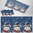 thumbnail image 1 of 3 Pack Christmas Snowman Fluorescent Light Covers for Ceiling Lights with Snowflakes Blue Texture Magnetic Ceiling Light Covers Overhead Light Filters for Office Classroom Home, 1 of 9