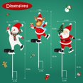 thumbnail image 1 of 3 Pack Christmas Yard Stakes Yard Signs 3PCS-WithLight, 1 of 5