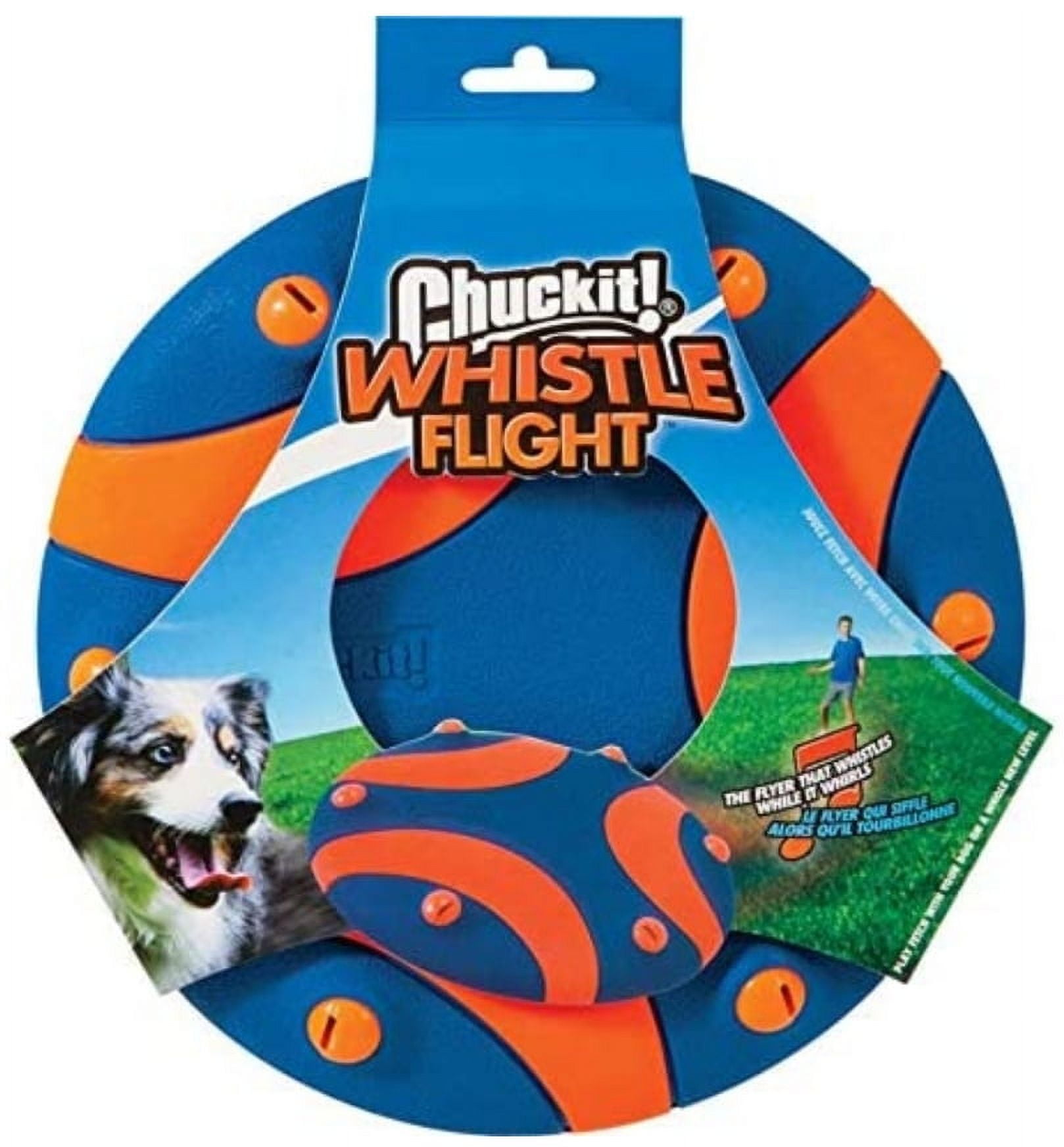 3 Pack Chuckit Whistle Flight Disc Dog Toy [Dog Fetch Toys] 3 count