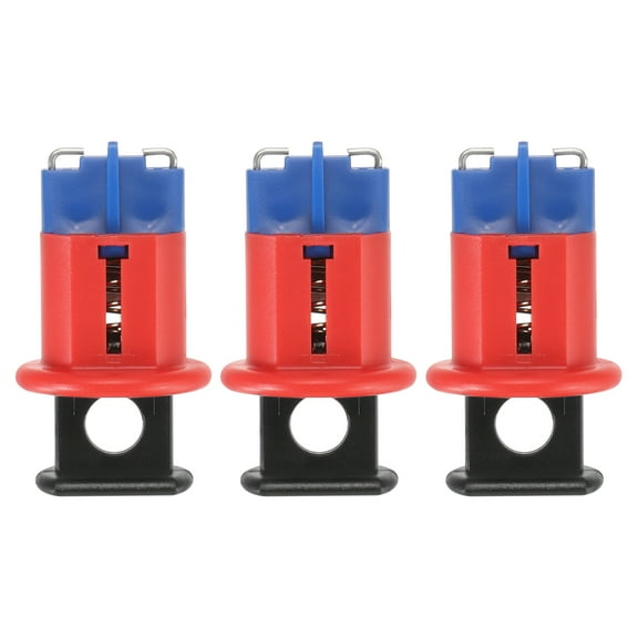 3 Pack Circuit Breaker Lockout Industrial Grade Miniature Loto Device Pin In Breaker Switch for Electrical Lockout