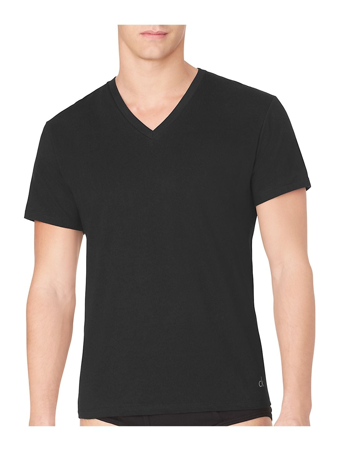 Calvin Klein Men s 3 Pack Classic Fit Cotton V Neck Tees Walmart