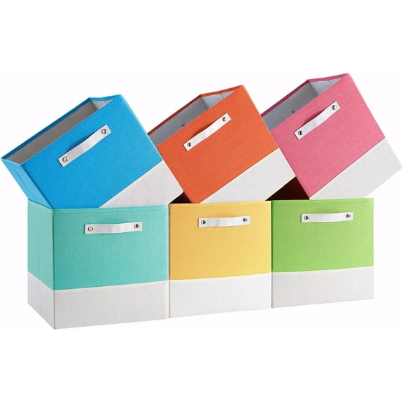 3-Pack Clear Stackable Storage Bins with Lids Magnetic Doors Open Front Foldable Folding Plastic Craft Containers Large Closet Organizers Box for Bedrooms Living Rooms Study Kids' Toys 24 QT