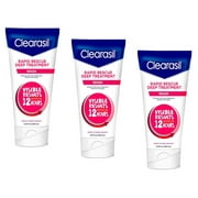 3 Pack Clearasil Rapid Rescue Deep Treatment Wash, 6.78 Each