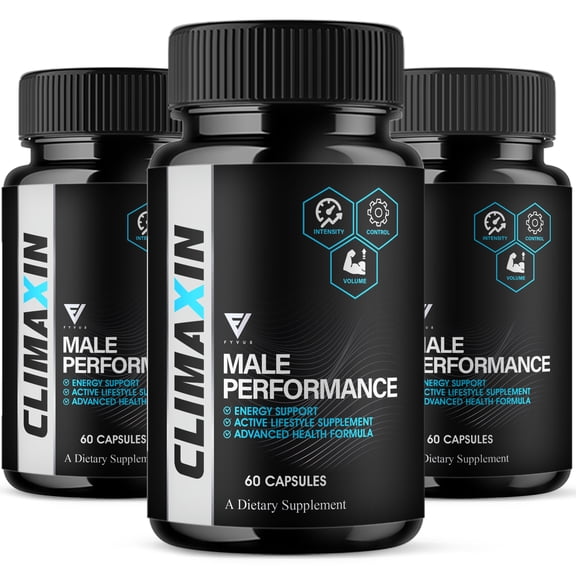 (3 Pack) Climaxin Premium Performance Capsules, Climaxin Advanced (180 Capsules)