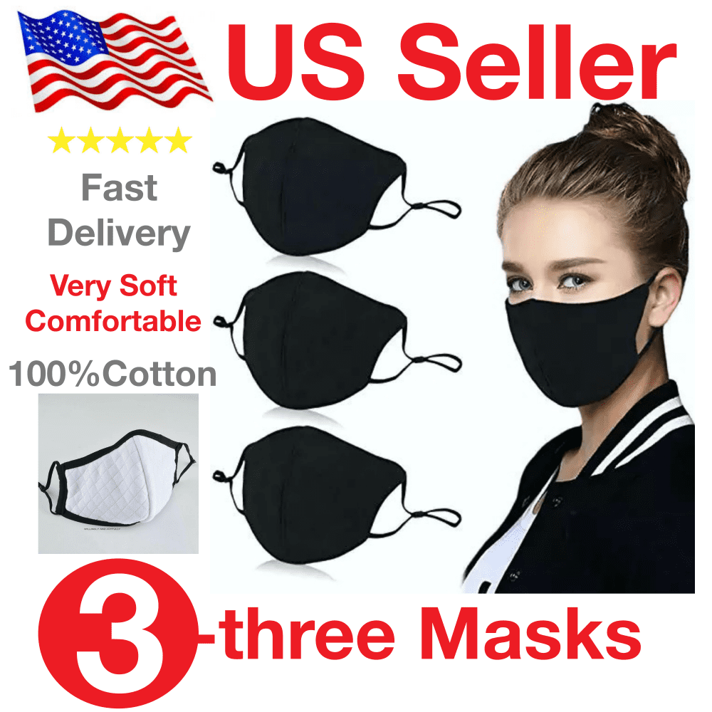 GetUSCart- Designer Reusable Cloth Face Mask Women Men, Adjustable