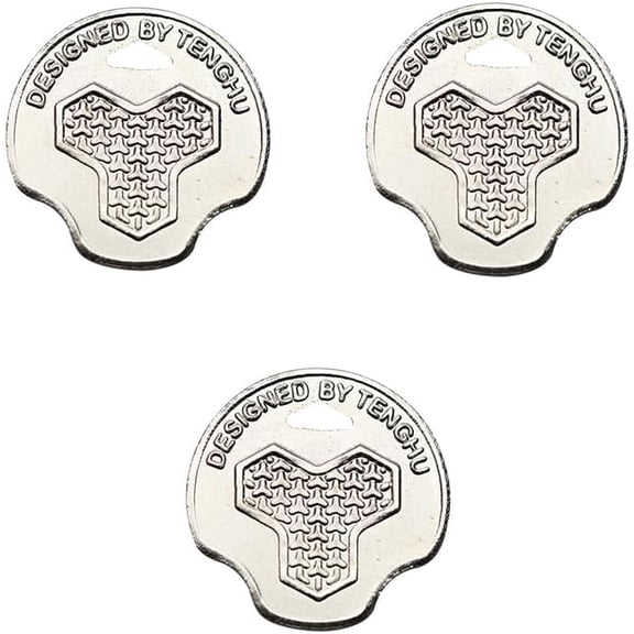 3 Pack Coin Driver Screwdriver Keychain Pocket Thumb Mini Combo Tool Fastener for Quick Release Plate DSLR Camera Battery Covers 3/8" 1/4" Mounting Screws Adapter