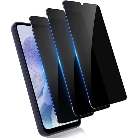 3 Pack Compatible With Samsung Galaxy A25 Screen Protector Privacy Samsung A25 Screen Protector Anti-Spy,Sensitive Touch,Anti-Scratch,Shock Resistant,Full Coverage