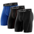 thumbnail image 1 of 3 Pack: Compression Shorts Men Quick Dry Performance Underwear Spandex Running Shorts Workout Athletic Shorts, 1 of 5