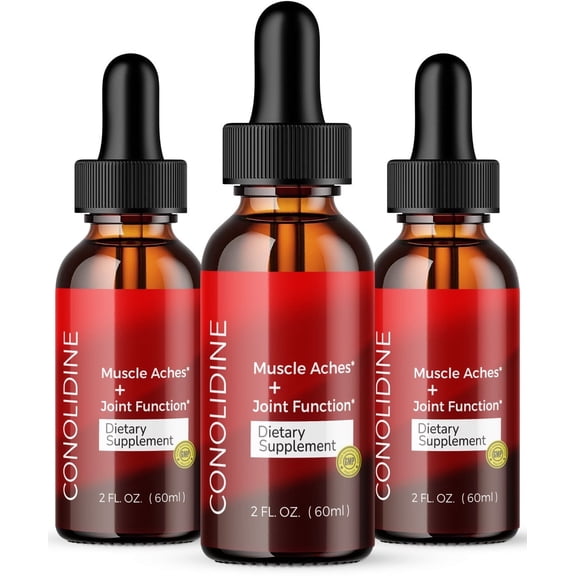 (3 Pack) Conolidine, Conolidine Advanced Joint Support Supplement, An All-Natural Supplement for Better Body Movement, Conolidine for Joint and Muscle Health, Reviews