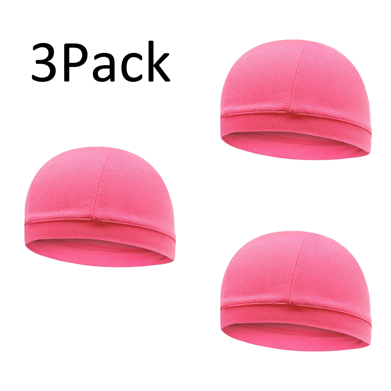 3 Pack Cooling Cap Helmet Liner Sweat Wicking Cycling Running Hat for
