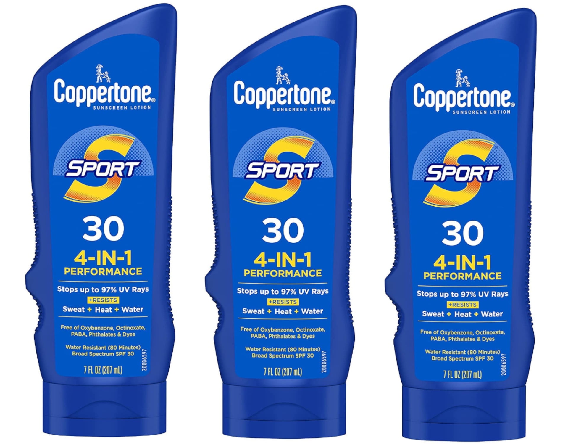 3 Pack - Coppertone Sport Sunscreen Lotion SPF 30 7 oz