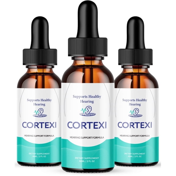 (3 Pack) Cortexi Drops Liquid, Cortexi Hearing Support Drops - Advanced Formula for Ear Health, Cortexin Drops, Cortexi 24, Maximum Strength Cor texi Reviews