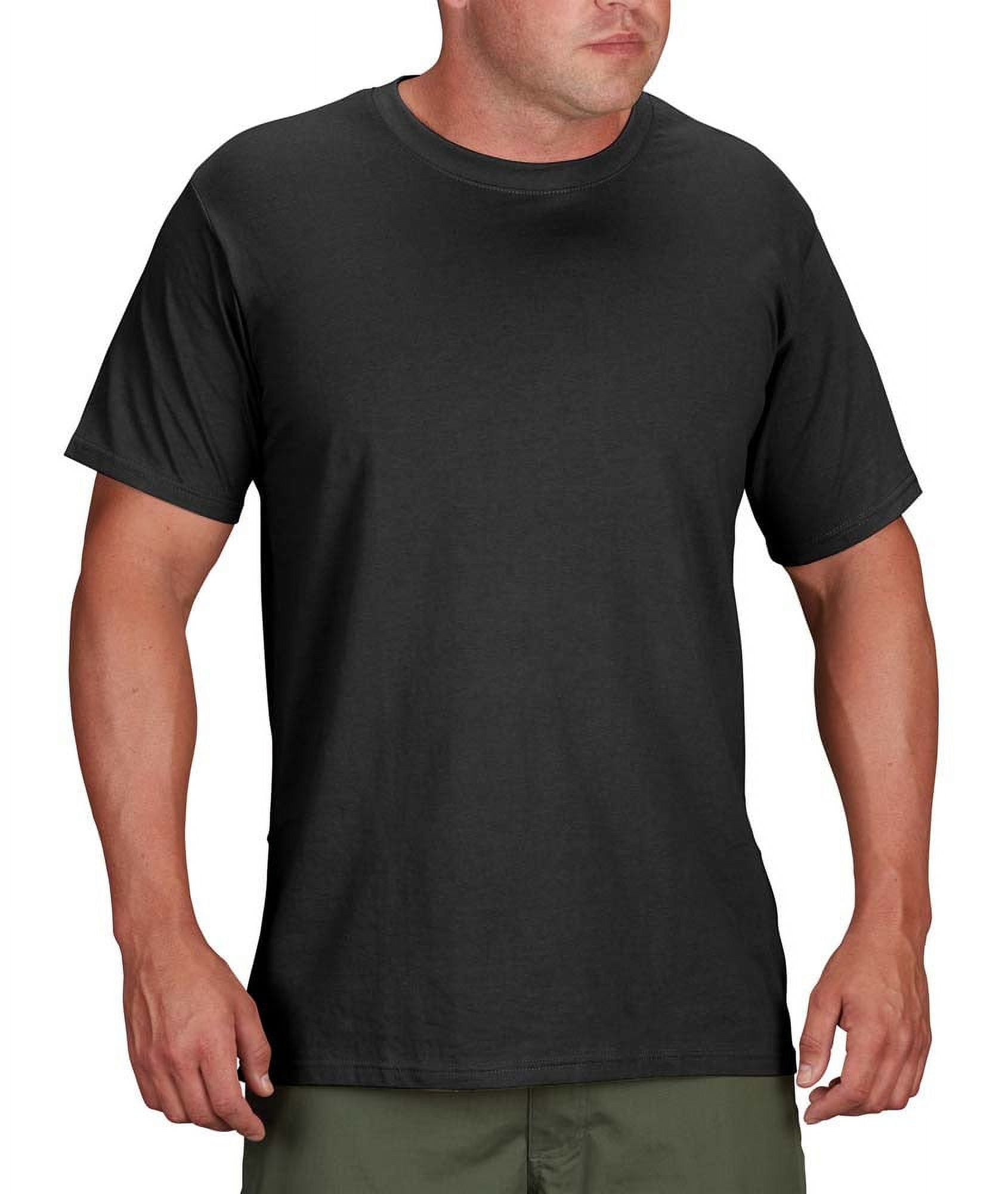 3 Pack Cotton/Polyester Combed Jersey Crew Neck T-Shirt - Walmart.com