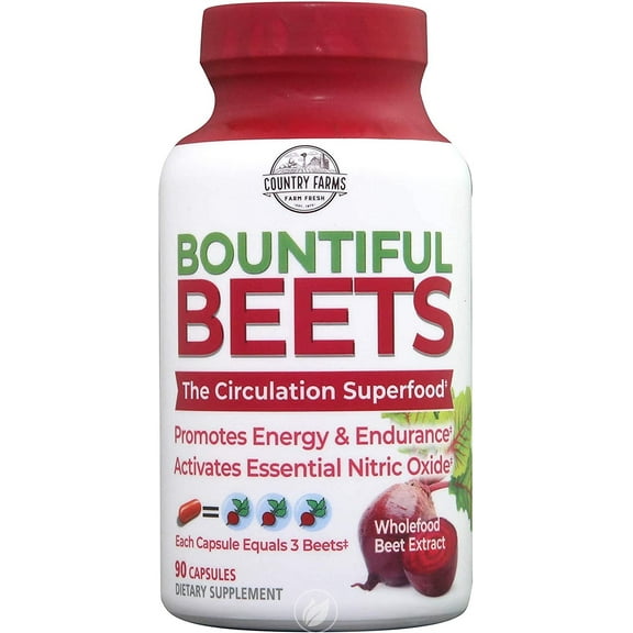 (3 Pack) Country Farms Bountiful Beets 90Caps