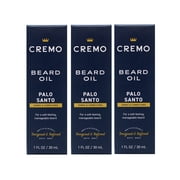 3 Pack - Cremo Reserve Collection, Revitalizing Beard Oil, Palo Santo, 1 fl oz 30 ml