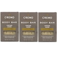 thumbnail image 1 of 3 Pack - Cremo Vintage Suede Exfoliating Body Bar for Men, Multi-Layered Fragrance, Cleanses and Hydrates Skin, Smooth & Amber, 5 OZ, 1 of 5