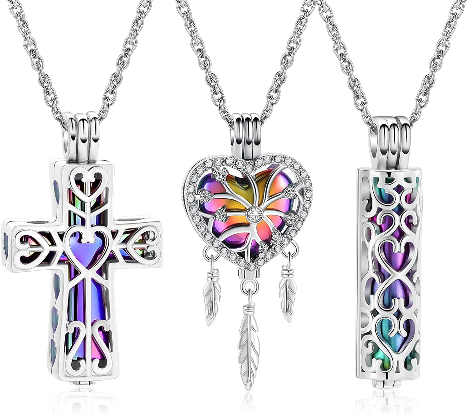 10x Urn Necklace Sublimation Blanks, Ashes Necklace, Memorial