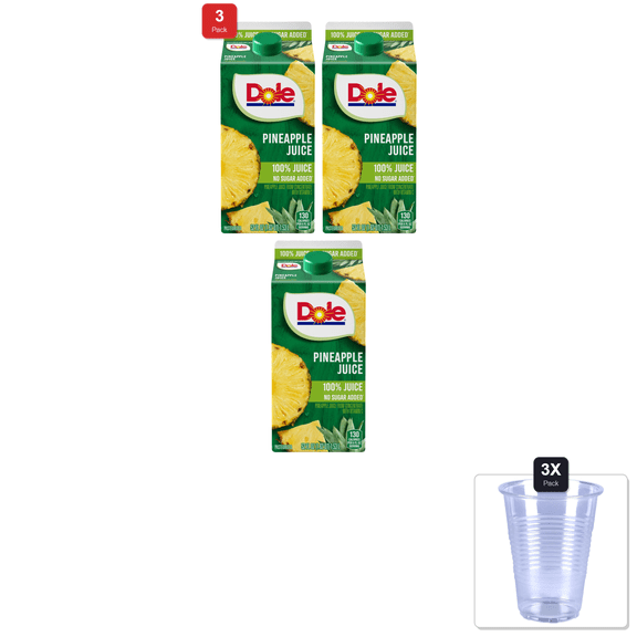 3 Pack | Crystal Light Fruit Punch Drink Mix (12-Quart), 2.04-Ounce Packages (Pack Of 2) & 3x 9oz Disposable Plastic Cups