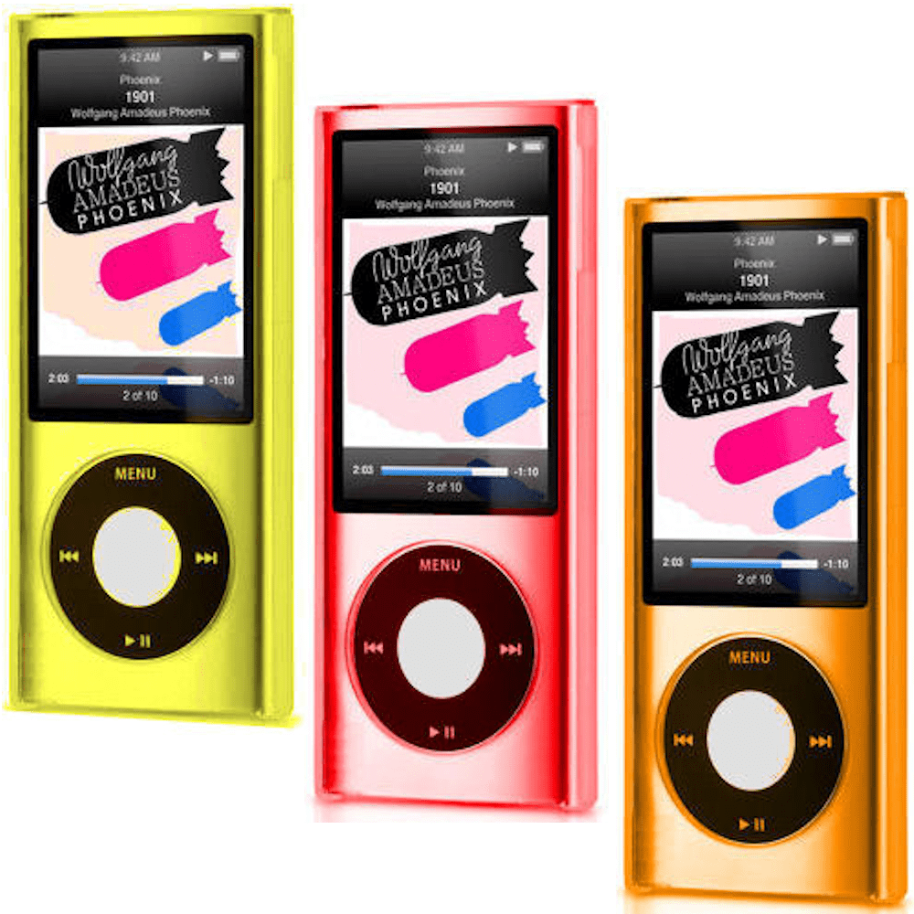 3Pack Crystal Shield Case for 5th Generation iPod Nano 5G