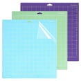 thumbnail image 1 of 3 Pack Cutting Mat, Lettering Machine Mat, Self-Healing, Rotary Cutting Mat for Sewing 12x12Inch, 1 of 6