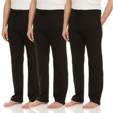 3 Pack: Daresay Comfy Men's Lounge Pants - Pajamas pants for men With Pockets and Adjustable Waistband - Up to 3XL