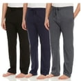 thumbnail image 1 of 3 Pack: Daresay Comfy Men's Lounge Pants - Pajamas pants for men With Pockets and Adjustable Waistband - Up to 3XL, 1 of 4