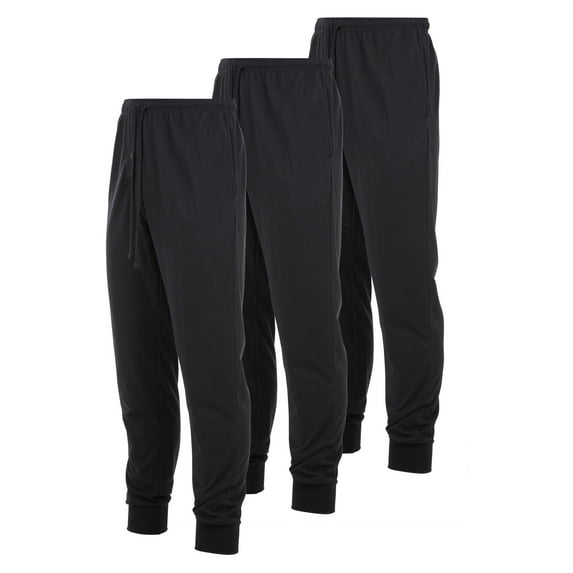 3 Pack: Daresay Comfy Men's Lounge Pants - Pajamas pants for men With Pockets and Adjustable Waistband - Up to 3XL
