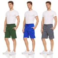 thumbnail image 1 of 3-Pack: Daresay Mens Sweat Shorts With Pockets Lightweight Mens Fleece Shorts (up to 3X), 1 of 7